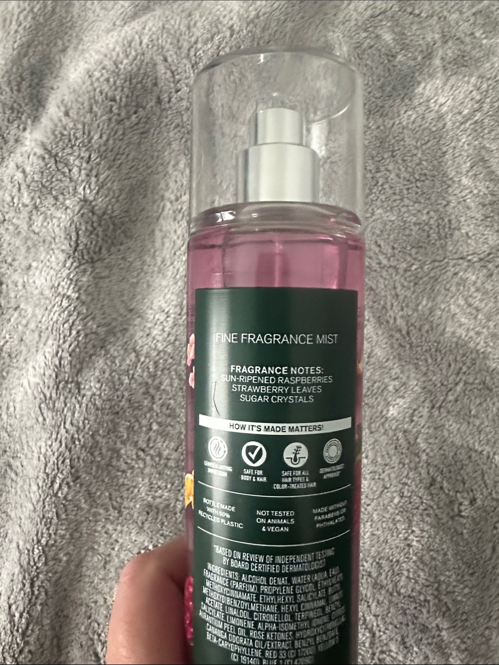 Sun-Ripened Raspberry Fine Fragrance Mist - Picture 3 of 3